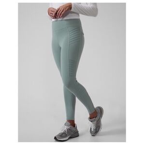 Athleta Delancey Moto Tight // Minimalistic Grey